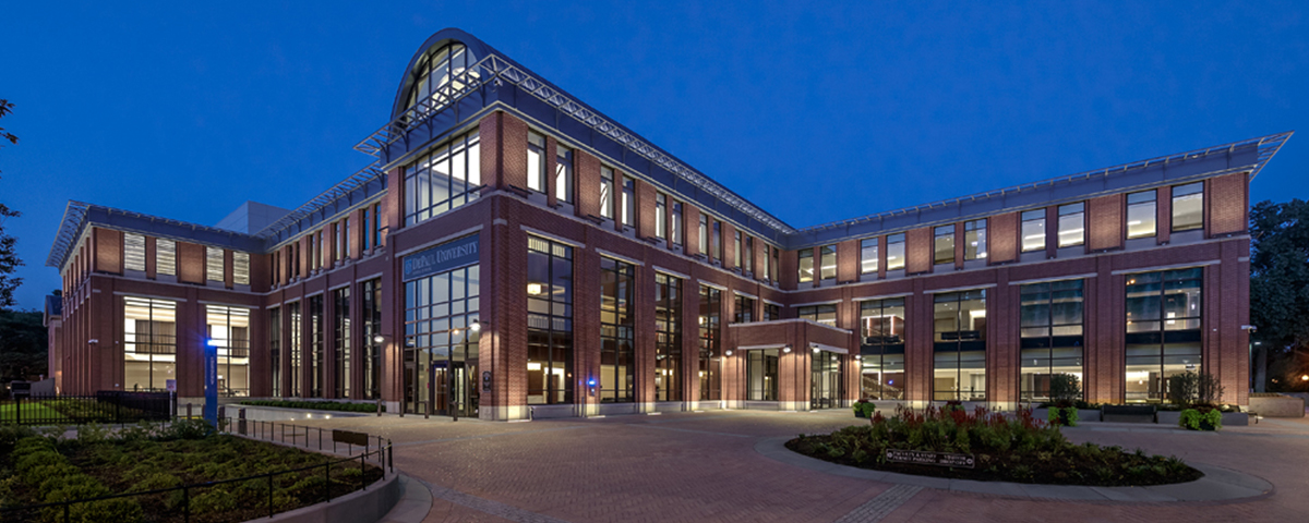 Performance center lobby at DePaul University